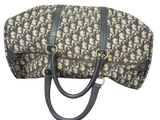 Christian Dior Black Monogram Boston Duffle Bag