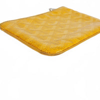 Goyard Yellow Senat Coin Key Pouch Purse