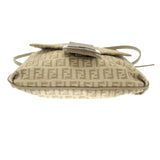 Fendi Zucchino Brown Beige Canvas Crossbody Bag