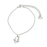 Christian Dior Silver Logo Bracelet