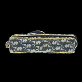 Christian Dior Blue Monogram Shoulder Bag