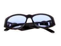 Versace Gold Medusa Black Blue Tinted Mod 424 Sunglasses