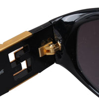 Fendi Black Gold FF Logo Vintage Sunglasses FS289