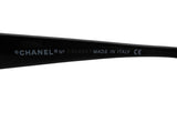 Chanel Black Quilted Gold CC Logo 5009 Sunglasses