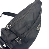 Prada Sport Black Nylon Logo Messenger Shoulder Crossbody Bag