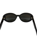 Prada Black Acetate Cat-Eye Sunglasses  SPR-15Q-F