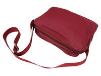 Prada Dark Red Shoulder Crossbody Logo Bag