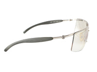 Chanel Silver Gray Gradient Rimless Sunglasses 4009