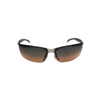 Chanel Silver Logo Orange Blue Tinted Rimless Sunglasses 4011