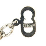 Christian Dior Silver Logo Wing Necklace John Galliano