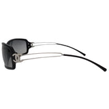Chanel Black Silver Foldable CC Logo Sunglasses 5038