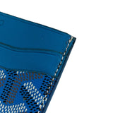 Goyard Blue Monogram Saint Sulpice Cardholder