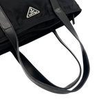 Prada Nylon Tessuto Black Mini Tote Shoulder Bag