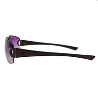 Gucci Black Purple Violet Gradient Tinted Rimless Sunglasses