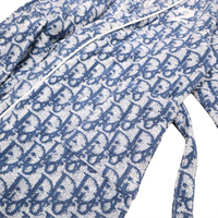 Christian Dior No 2 Blue Monogram Bathrobe Towel Gown