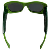 Gianni Versace Green Crocodile Leather Sunglasses Mod 417 Col 899