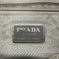 Prada Light Blue Grey Tessuto Nylon Logo Crossbody Shoulder Messenger Bag