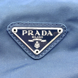 Prada Navy Blue Nylon Logo Shoulder Crossbody Bag