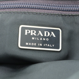 Prada Nylon Dark Green Logo Nylon Tote Shoulder Bag