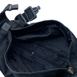 Chanel Sport Black White CC Logo Shoulder Crossbody Banana Bag