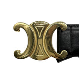 Celine Black Gold Triomphe Vintage Phoebe era Belt