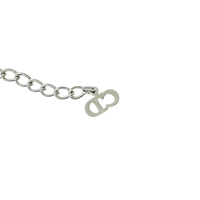 Christian Dior Silver Logo Bracelet