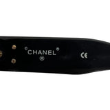 Chanel Gold CC Logo Black Sunglasses 02464