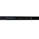 Chanel Rhinestone CC Logo Grey Tinted Black Rimless Sunglasses