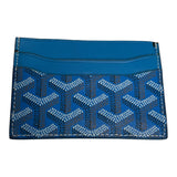 Goyard Blue Monogram Saint Sulpice Cardholder