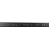 Chanel Blue Tinted Silver CC Logo Rimless Sunglasses 4002