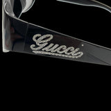 Gucci Black Rhinestone Logo GG2577 Sunglasses