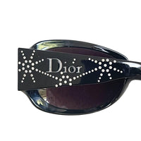 Dior Black Rhinestone Web Sunglasses Spidior1