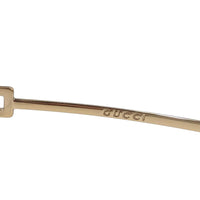 Gucci Gold Brown Tinted Rhinestone Rimless Sunglasses GG 1784 Strass 577YT