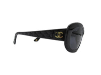 Chanel Black Quilted Gold CC Logo 5009 Sunglasses