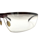 Chanel CC Logo Silver Clear Rimless Sunglasses 6001