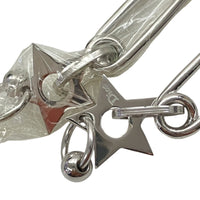 Christian Dior John Galliano Safety Pin & Keys Long Drop Silver Earrings