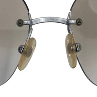 Chanel Rimless Silver Transparent Clear Sunglasses 4035