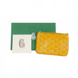 Goyard Yellow Senat Coin Key Pouch Purse