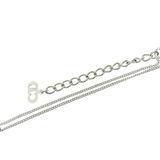 Christian Dior Silver Logo Bracelet