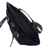 Prada Nylon Tessuto Black Mini Tote Shoulder Bag