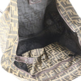 Fendi Zucca Pattern Brown Tote Bag