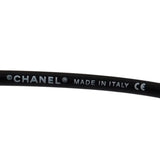 Chanel Black Silver Foldable CC Logo Sunglasses 5038