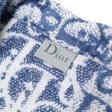 Christian Dior No 2 Blue Monogram Bathrobe Towel Gown