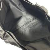 Prada Nylon Black Logo Nylon Tote Shoulder Bag