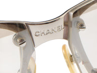 Chanel Silver Gray Gradient Rimless Sunglasses 4009