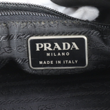 Prada Black Logo Nylon Tessuto Tote Shoulder Bag