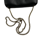 Christian Dior Black Gold Monogram Shoulder Bag