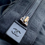 Chanel Sport Black White CC Logo Shoulder Crossbody Banana Bag