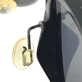 Chanel Black Quilted Silver CC Logo Sunglasses 5050