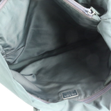 Prada Nylon Dark Green Logo Nylon Tote Shoulder Bag